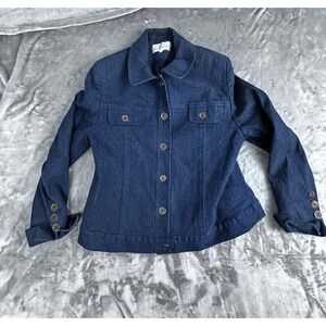 Via Condotti stylish denim jacket. Size 14 stretch